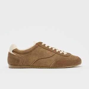 Zara Brown and Cream Women's Shoes